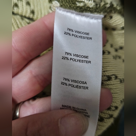 CONEY ISLAND PICNIC Knit Button-Down Short Sleeve Shirt. Olive Green.Size S NWT - Picture 6 of 12